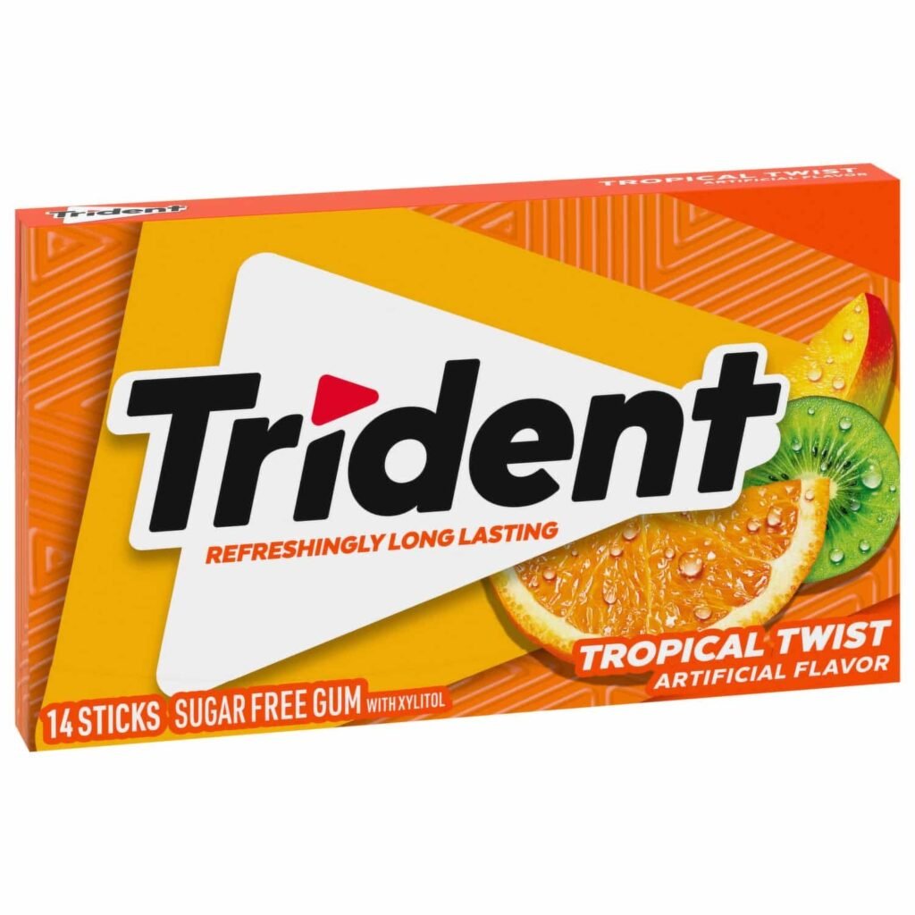 Trident Mixed Fruit Orange