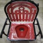Chair Patient Folded Blue And Red