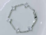 Carat rhinestone Bracelet - Silver