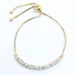 Goldplated roundcrystal  Bracelet