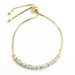 Goldplated cubiccrystal  Bracelet