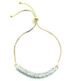 Goldplated cubiccrystal  Bracelet