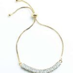 Goldplated cubiccrystal  Bracelet