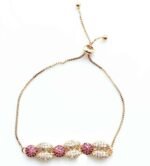Eligant stone Lady bug Bracelet