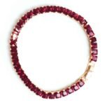 Rrhinestone Sparkling bracelet - red - Image 2