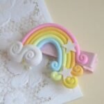 Rainbow hair clips