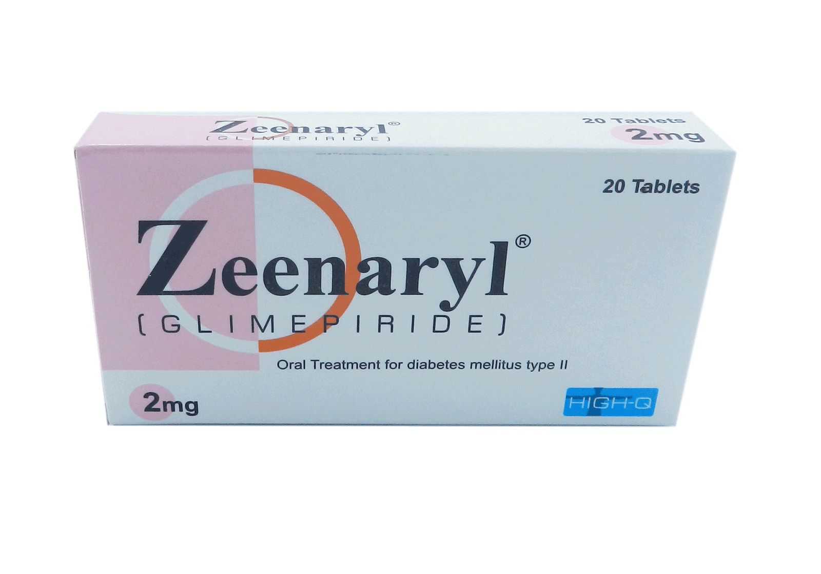 10337ZEENARYL-2MG.png Zeenaryl 2Mg Tablets 20S - Image 1