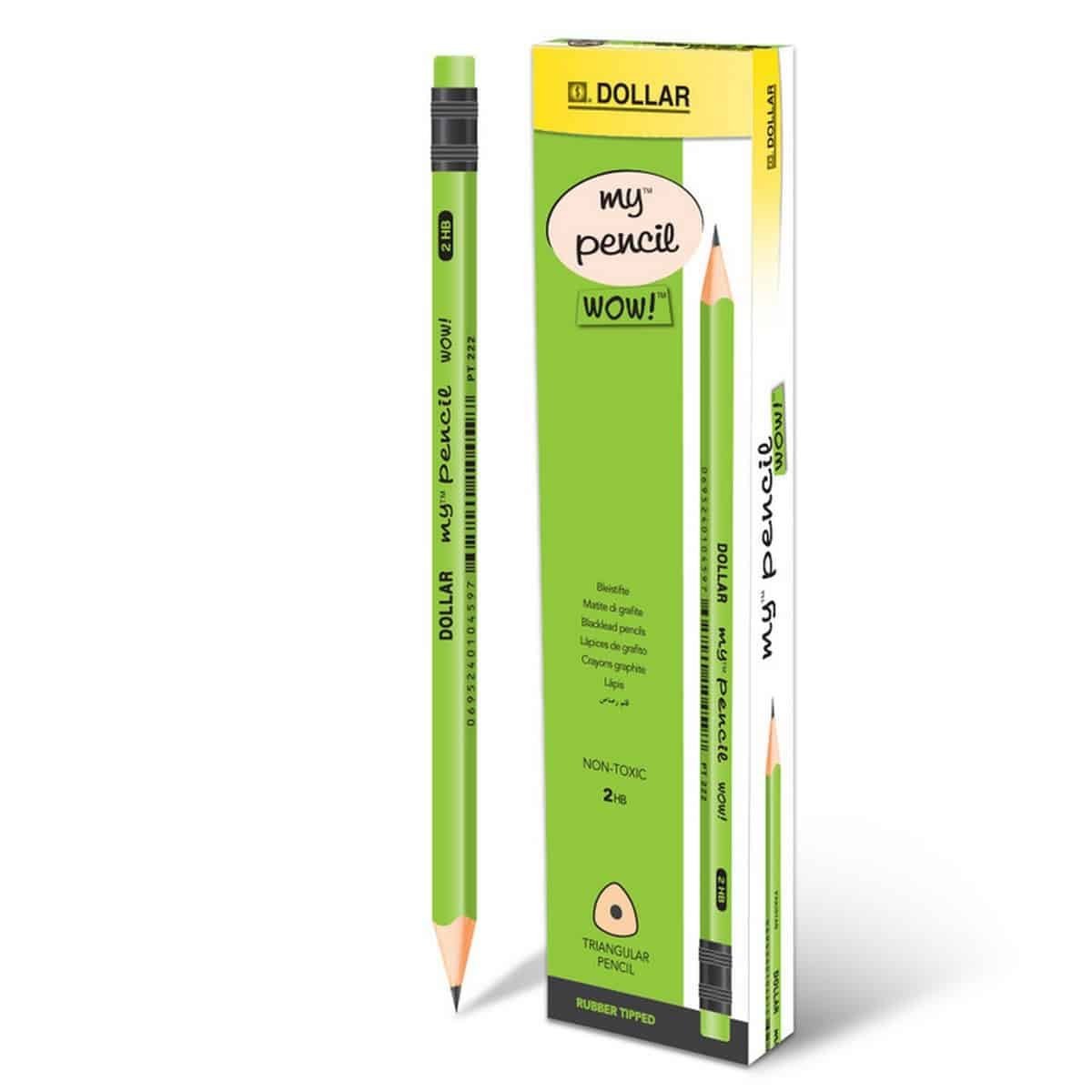10b885ab01995c76fa85beacffbfa9c7.jpg DOLLAR MY PENCIL RUBBER TIPPED - Image 1