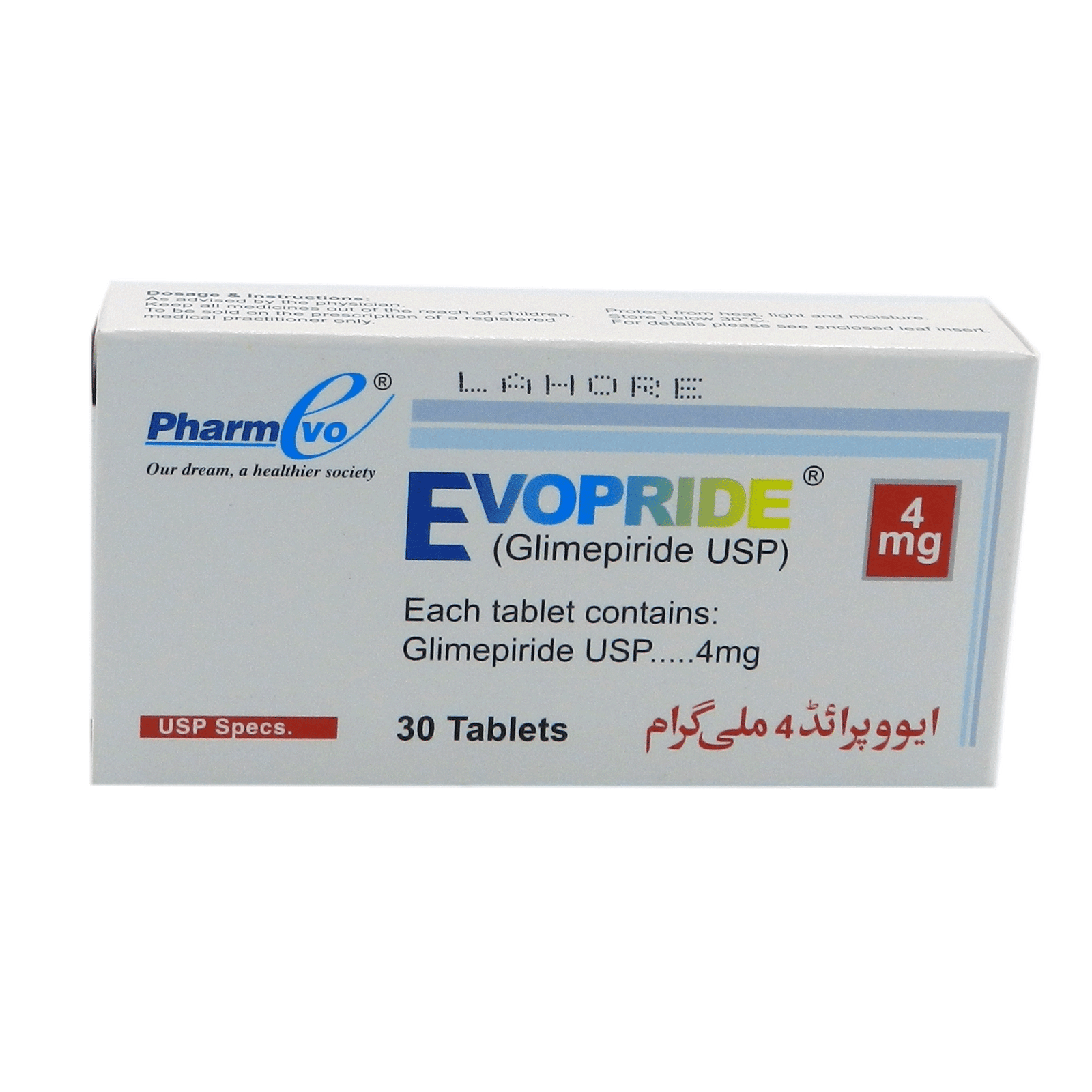 18182Evopride-4mg.png Evopride 4mg Tablet