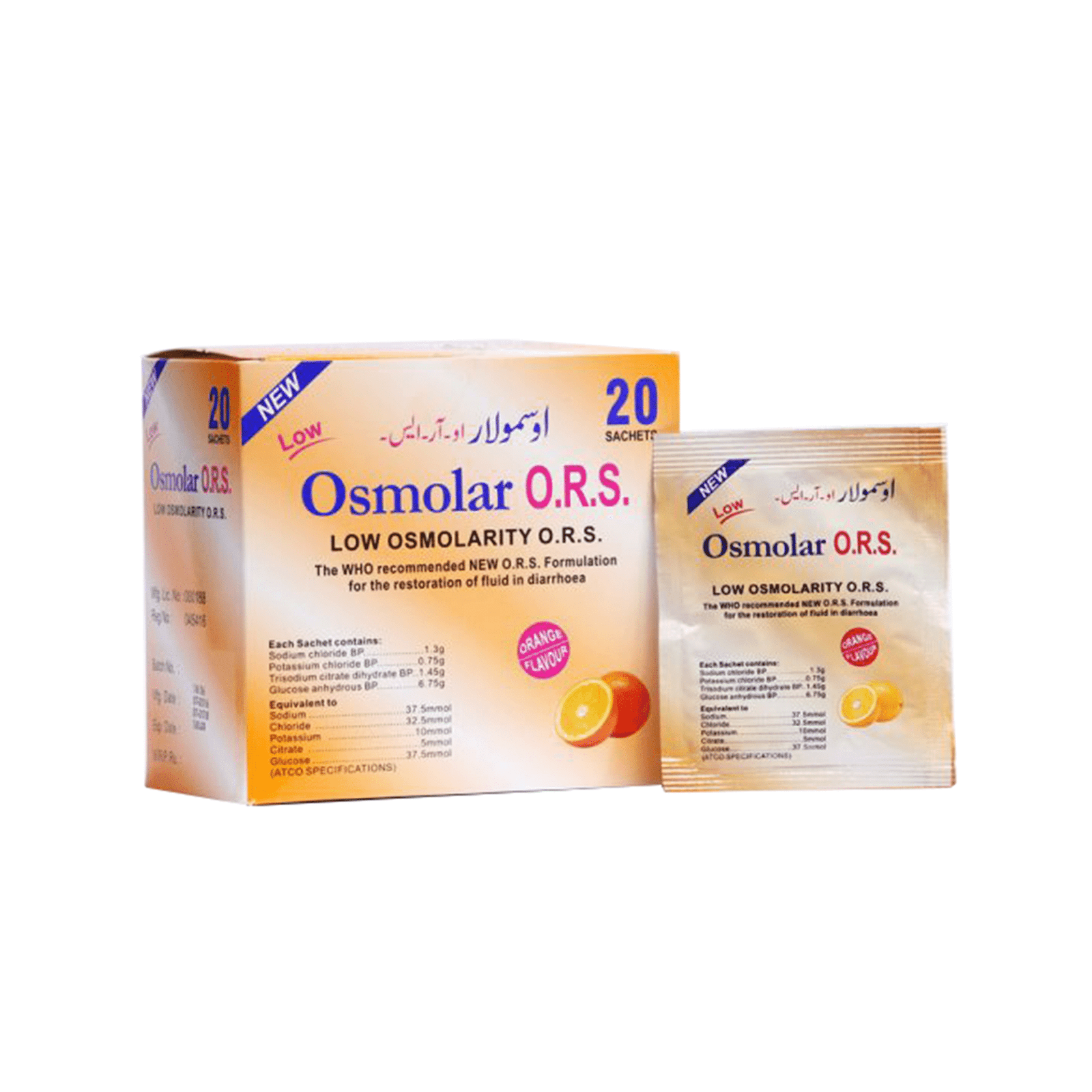 18601860osmolar-600x600-1.png Osmolar O.R.S Sachets (Orange) - Image 1