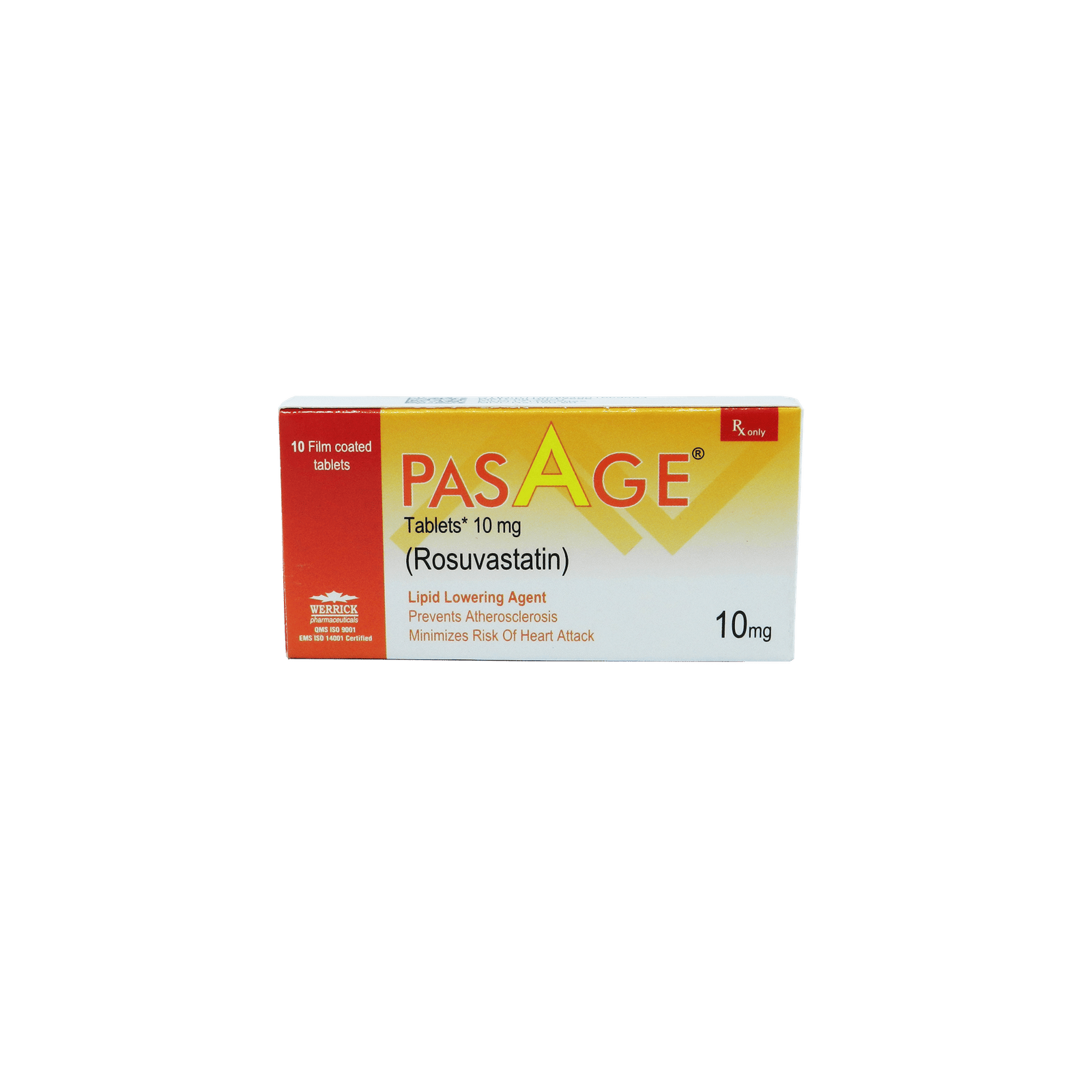 28444Pasage-Tab-10mg-10s.png Pasage 10Mg Tablets - Image 1
