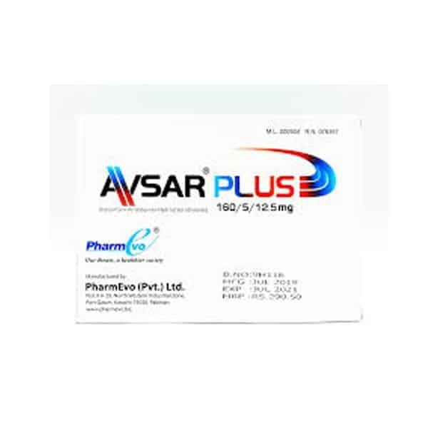 Avsar Plus 5/160/12.5mg Tablet