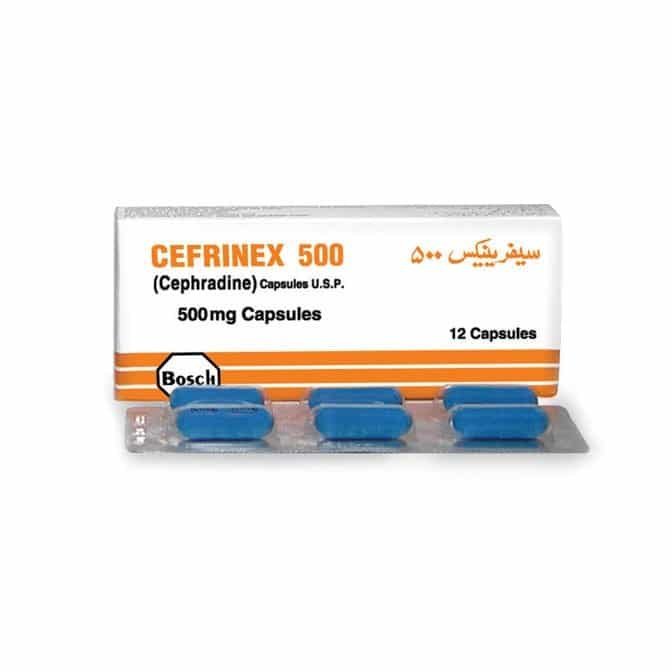 CEFRINEX-500mg-Capsules.jpg Cefrinex Capsules 500Mg - Image 1