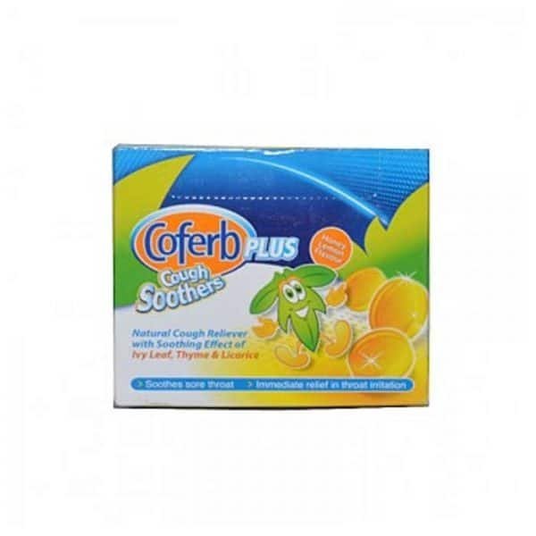 Coferb-Plus-Cough-Soothers-Lozenges-54s-600x600-1.jpg Coferb Plus Lozenges Tablets - Image 1