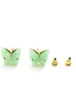 Eligant butterfly studs - celeste