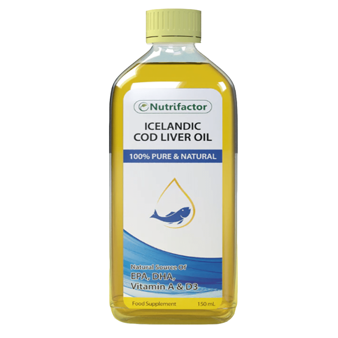 Nutrifactor-Icelandic-Cod-Liver-Oil-150ml-0e6656e-my-vitamin-store.png NUTRI ICELANDIC COD LIVER OIL