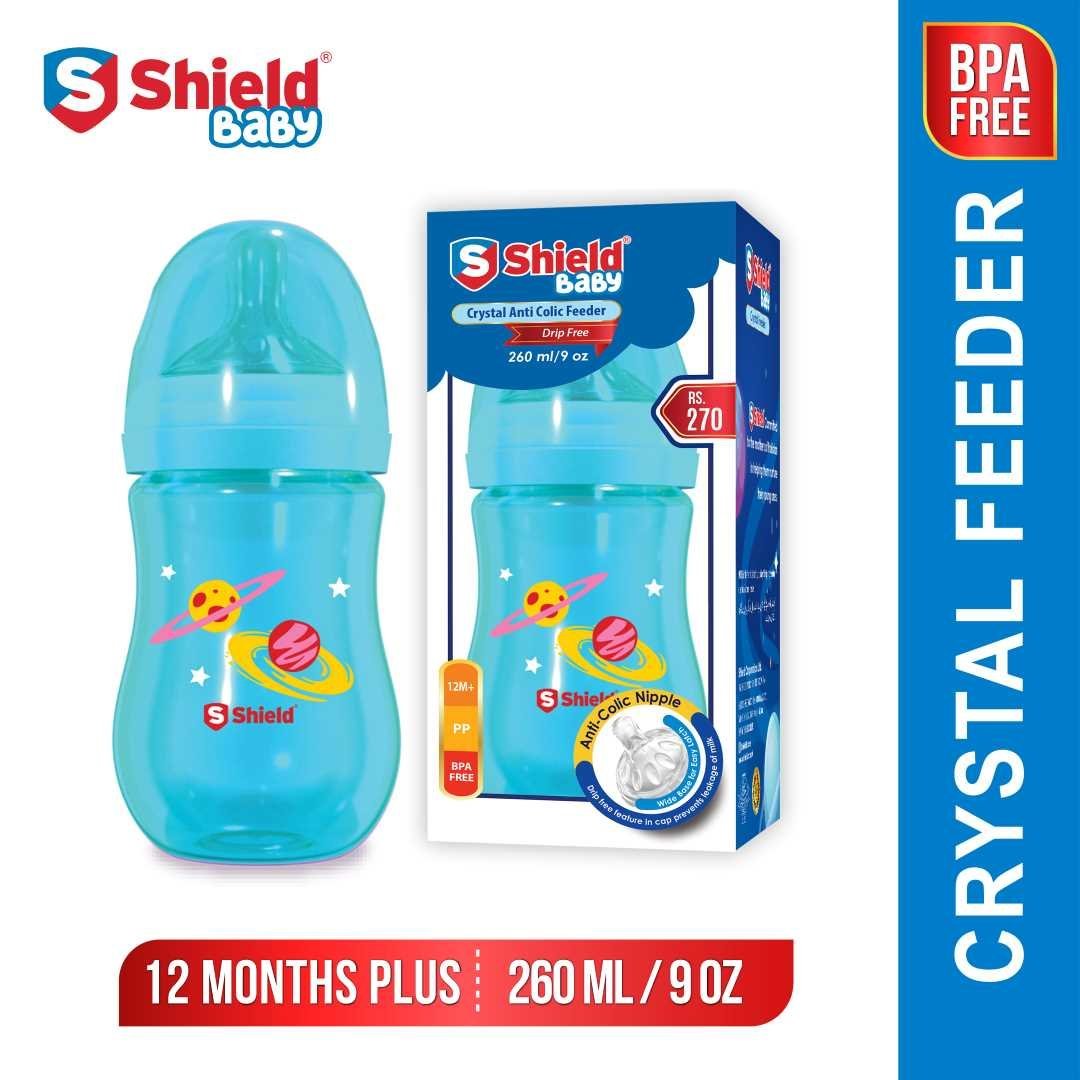 SHIELD-BABY-FEEDER-CRYSTAL-260ML.jpg Shield Baby Feeder Crystal 260Ml - Image 1