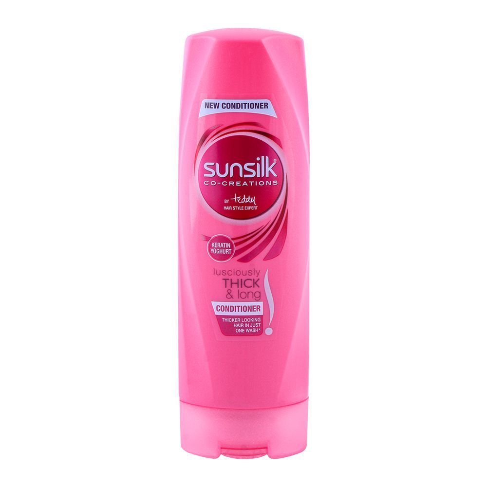 SUNSILK-PINK-CONDITIONER-180ML.jpg Sunsilk Pink Thick & Long Conditioner 180Ml - Image 1