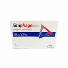 Sitaphage-50500Mg-Tablets-14S.jpg Sitaphage 50/500mg Tablet - Image 1