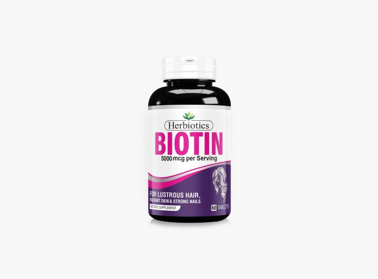 biotin202.jpg Herbiotics Biotin 5000mcg Tablet - Image 1