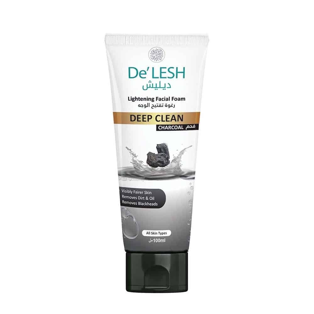 facewash_charcoal.jpg DELESH DEEP CLEAN FACE WASH - Image 1
