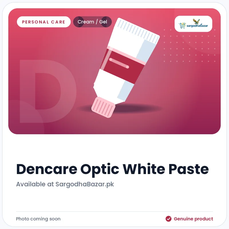 Dencare Optic White Paste  Cream / Gel