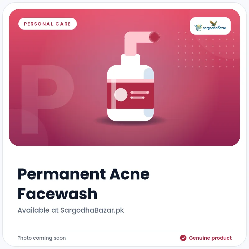 Permanent Acne Facewash