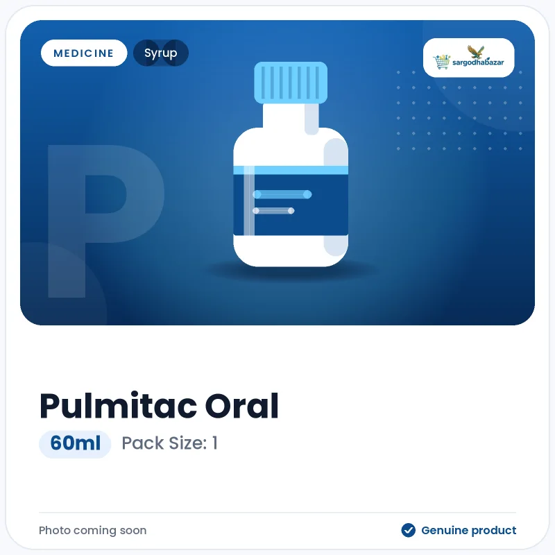 Pulmitac Oral 60ml Syrup