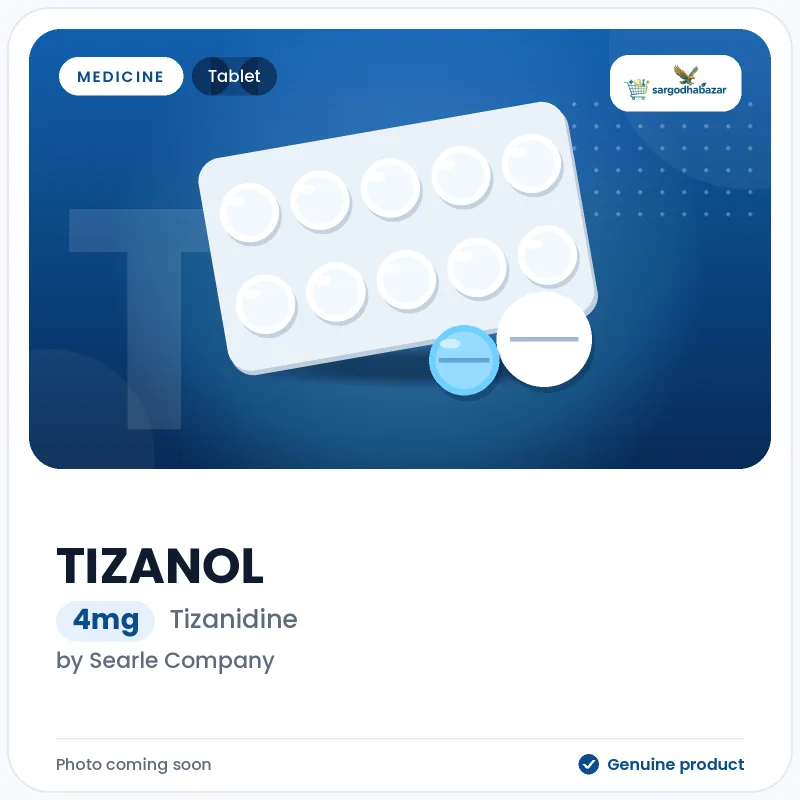 TIZANOL 4mg Tablet