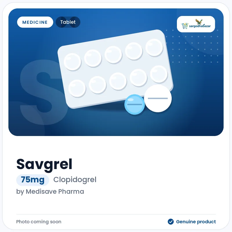 Savgrel 75mg Tablet