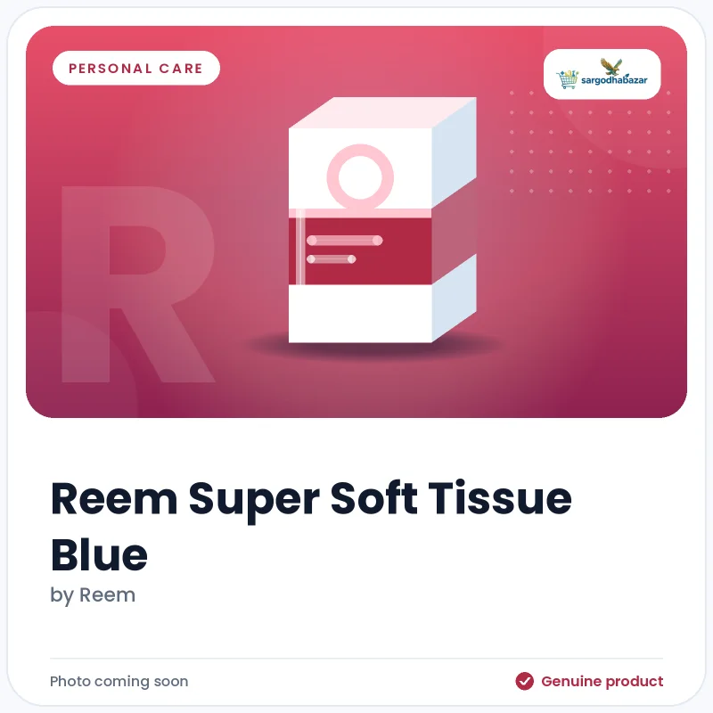 Reem Super Soft Tissue Blue