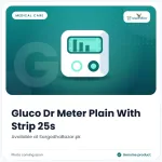 Gluco Dr Meter Plain With Strip 25s