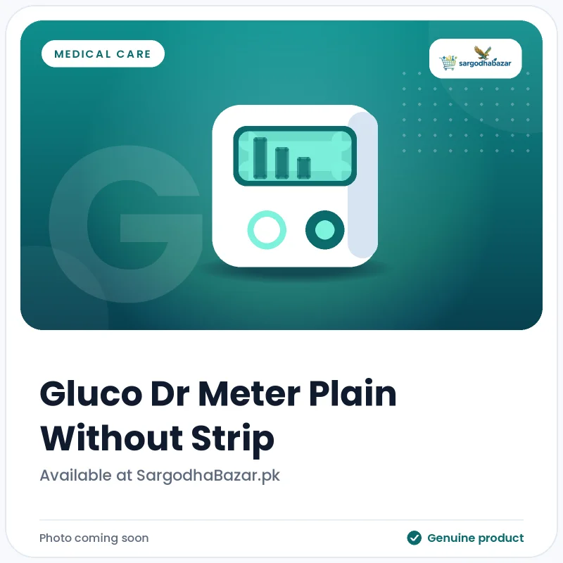 Gluco Dr Meter Plain Without Strip