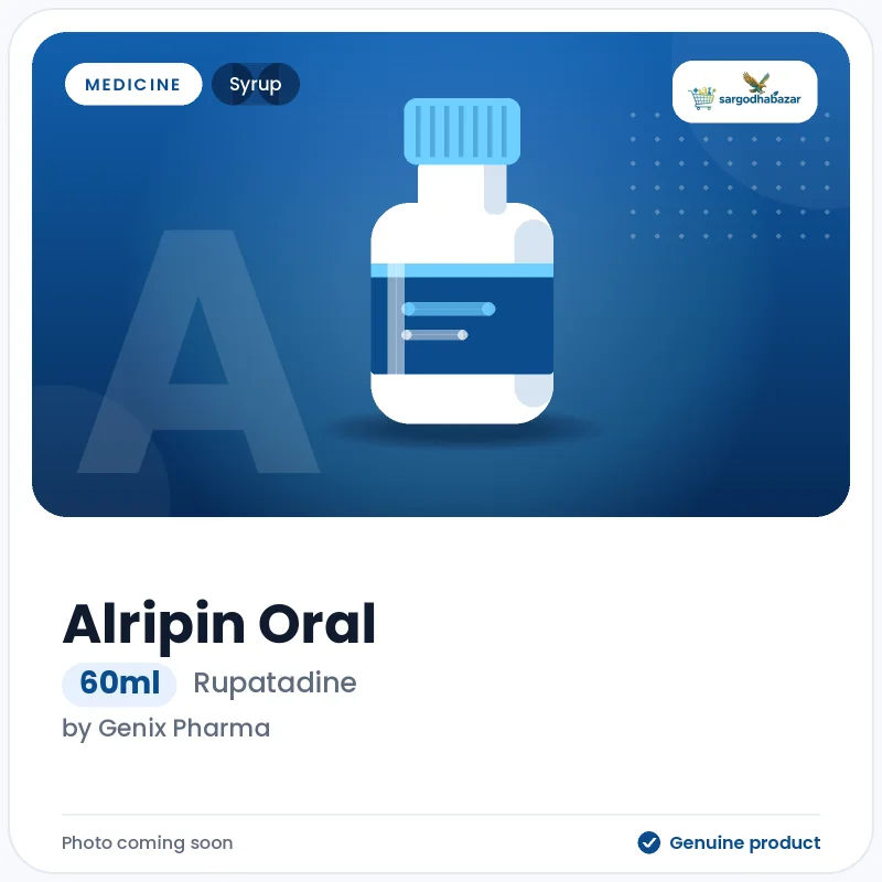 Alripin Oral 60ml Syrup