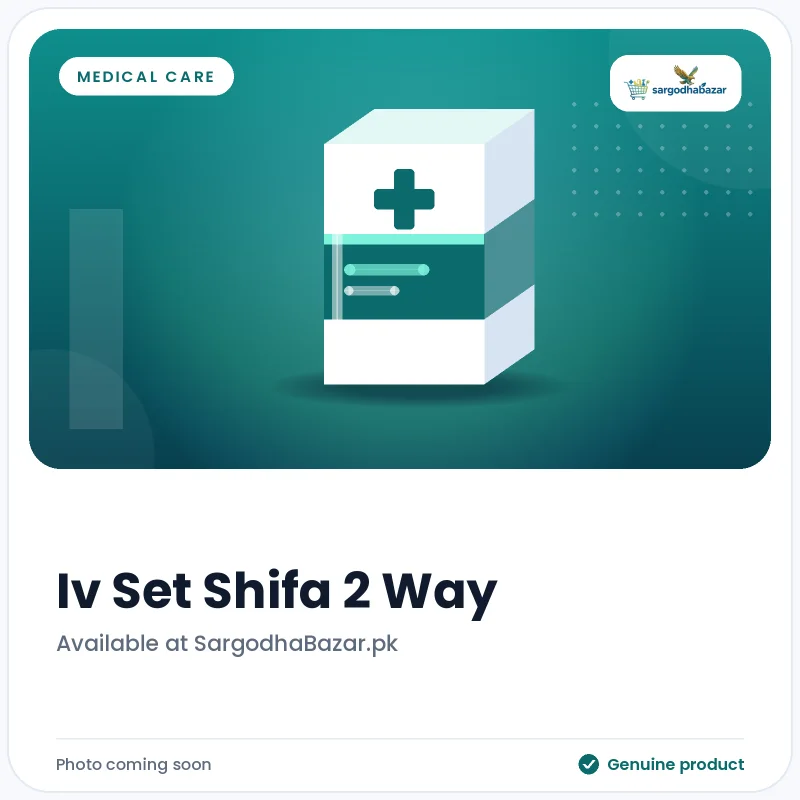 Iv Set Shifa 2 Way