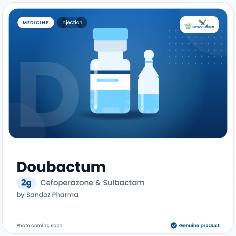 Doubactum 2g Injection