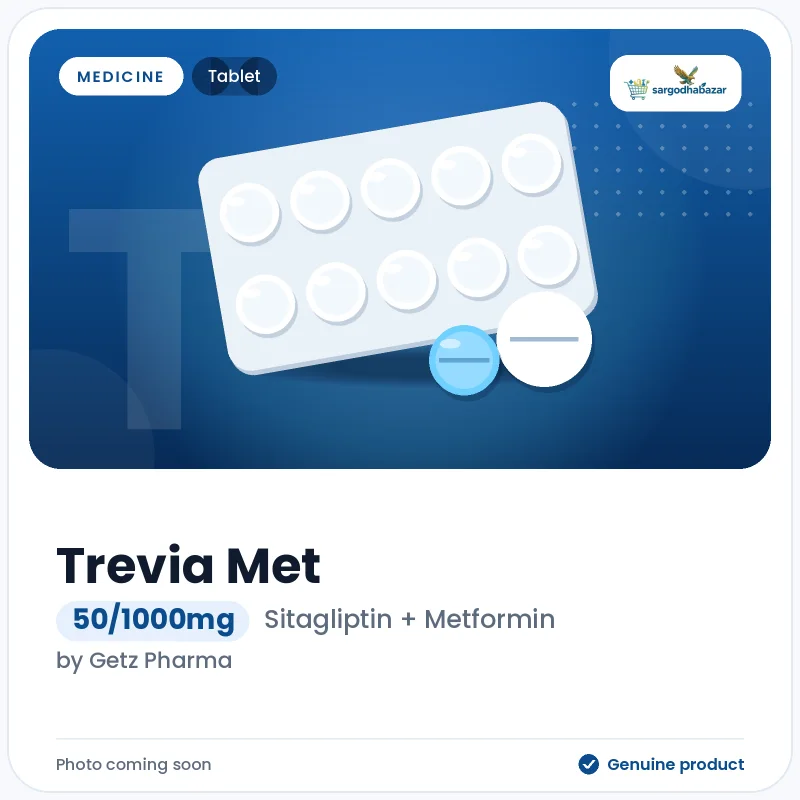 Trevia Met 50/1000mg Tablet