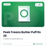 Peek Freans Butter Puff Rs 25