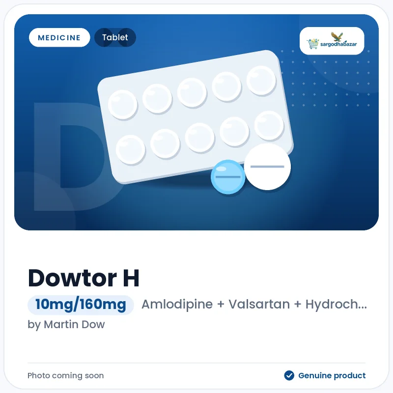 Dowtor H 10mg/160mg Tablet