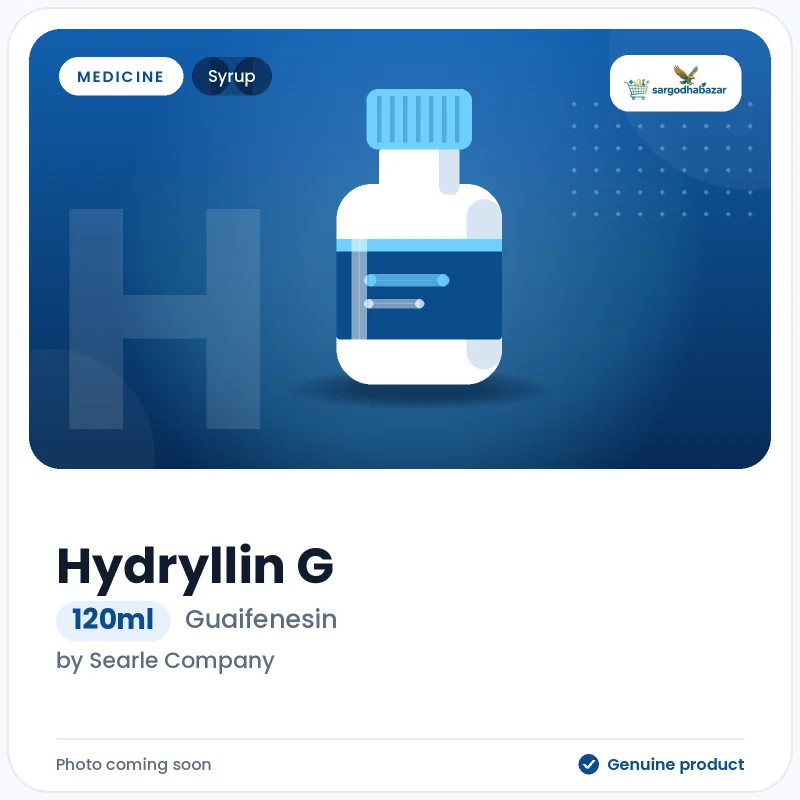 Hydryllin G 120ml Syrup