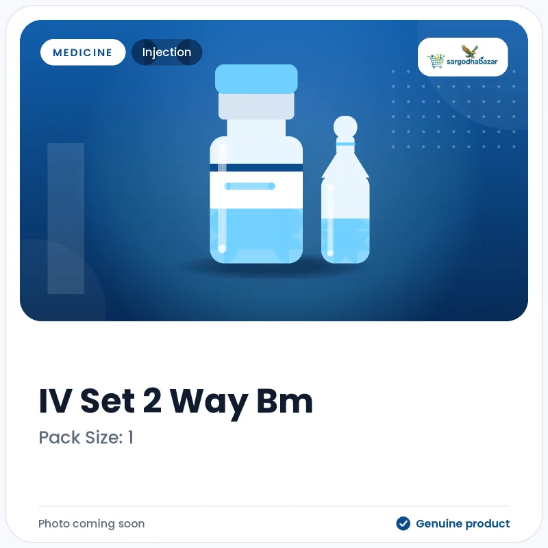 IV Set 2 Way Bm Injection IV Set 2 Way Bm Injection