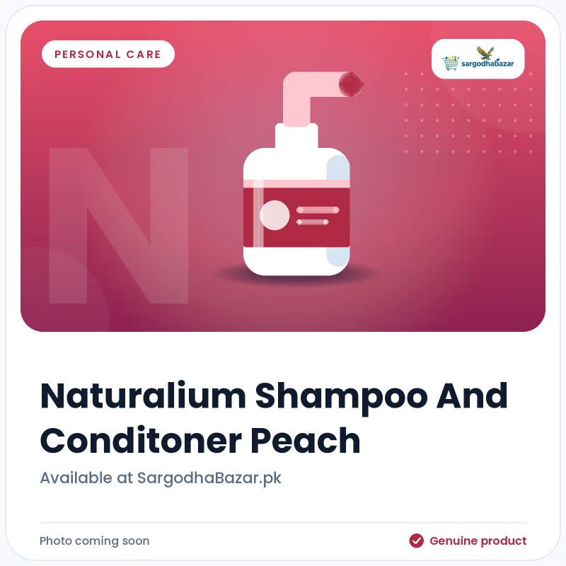 Naturalium Shampoo And Conditoner Peach