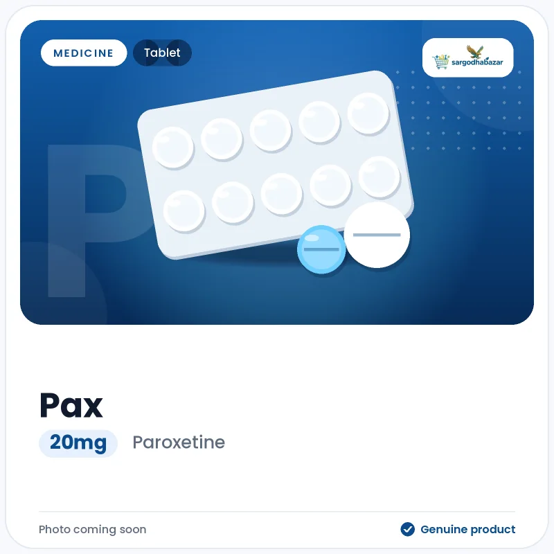 Pax 20mg Tablet