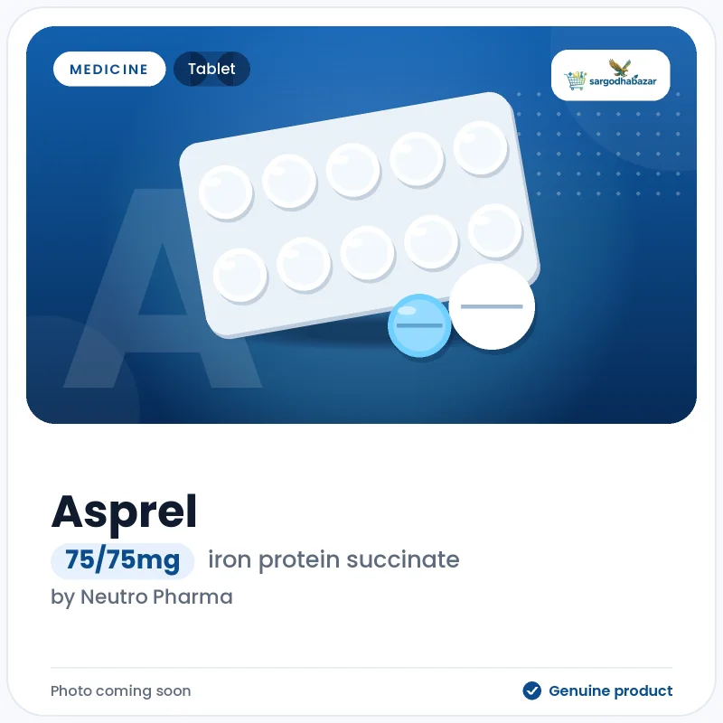 Asprel 75/75mg Tablet
