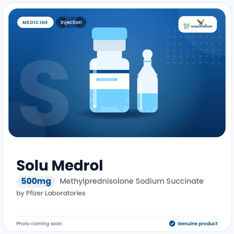Solu Medrol 500mg Injection