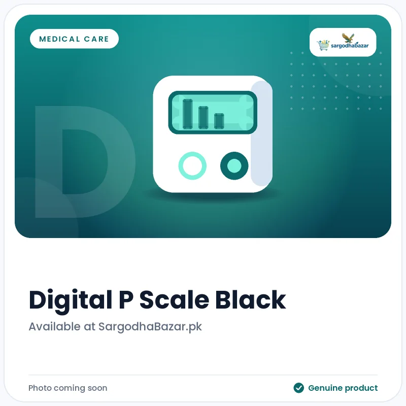 Digital P Scale Black
