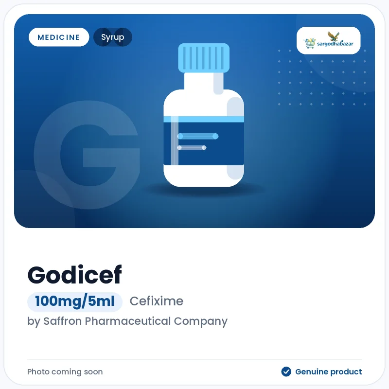 Godicef 100mg/5ml Syrup