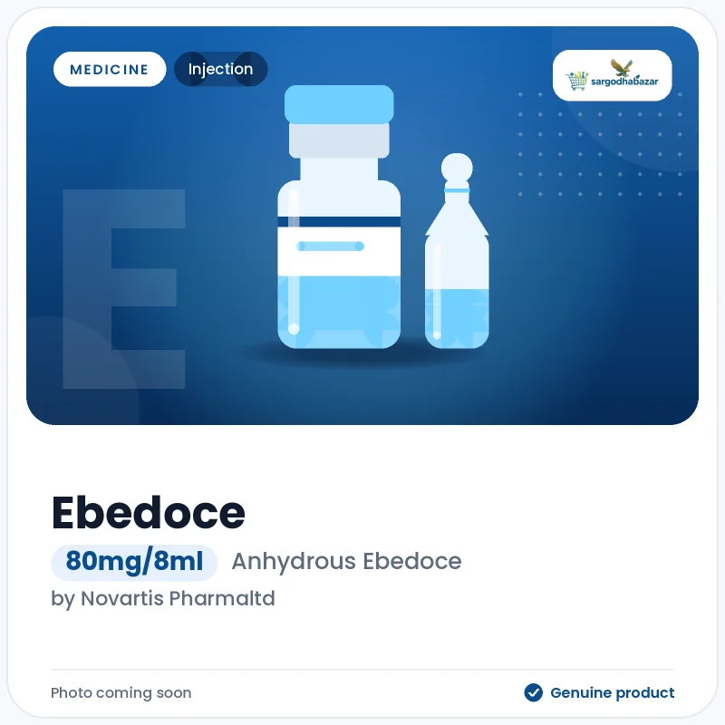 Ebedoce 80mg/8ml Injection