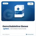 Gemcitabletine Ebewe 1g/100ml