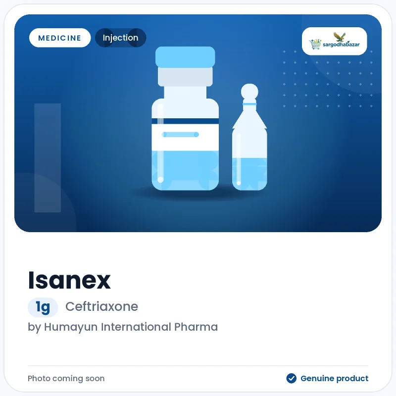 Isanex 1g Injection